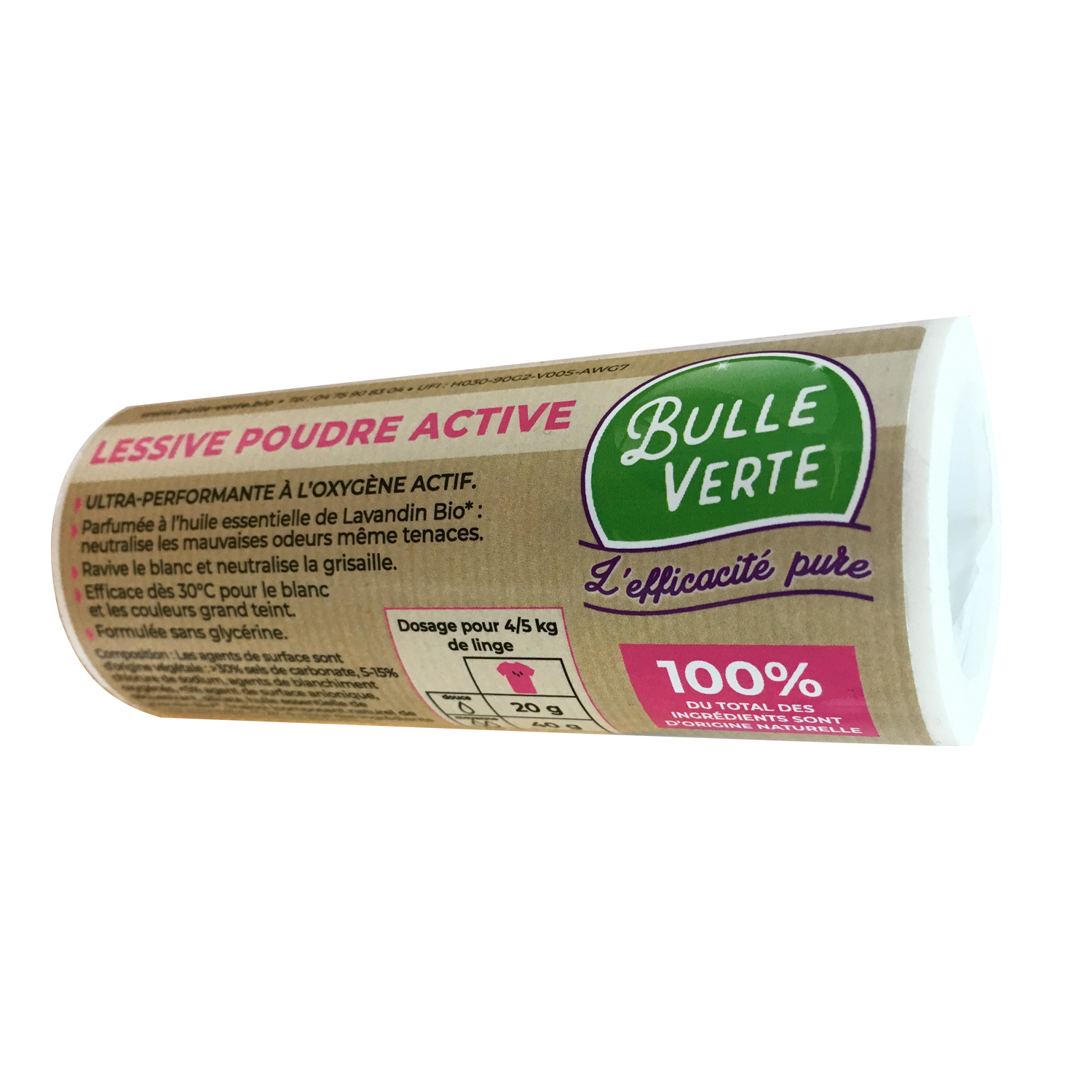 Bulle Verte Sticker voor wasmiddel actief bakje - 9305